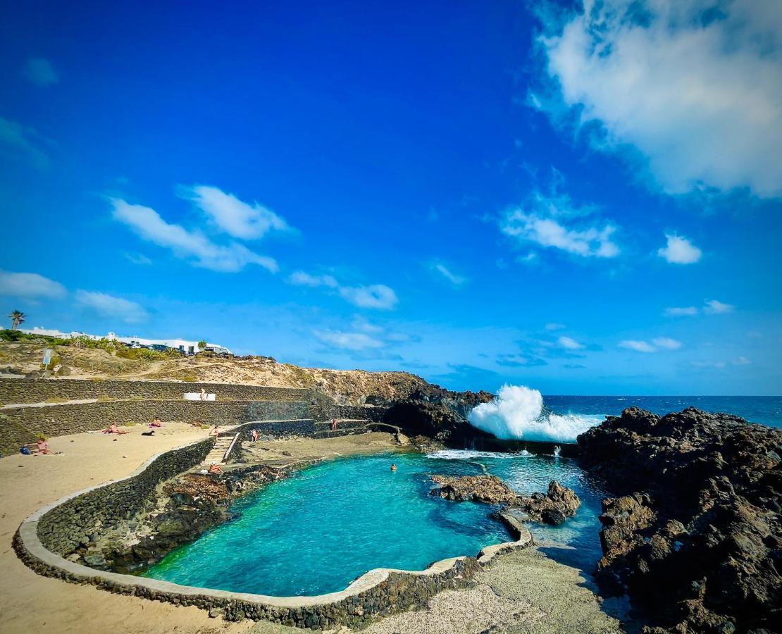 Casa Bella Vista Frente Al Mar Y Piscina Natural. Charco del Palo Exteriör bild